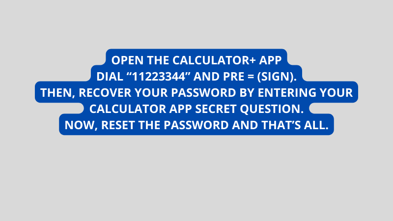 How To Recover Calculator + App Password On iPhone & Android 2024 photo