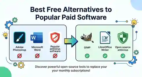 Best Free Alternatives to Popular Paid Software Popular-Paid-Software