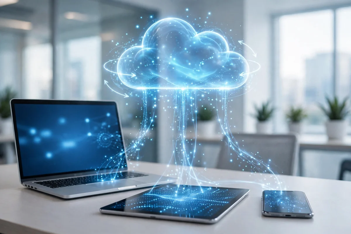 Best cloud storage apps 2026 syncing files between laptop phone and tablet through cloud