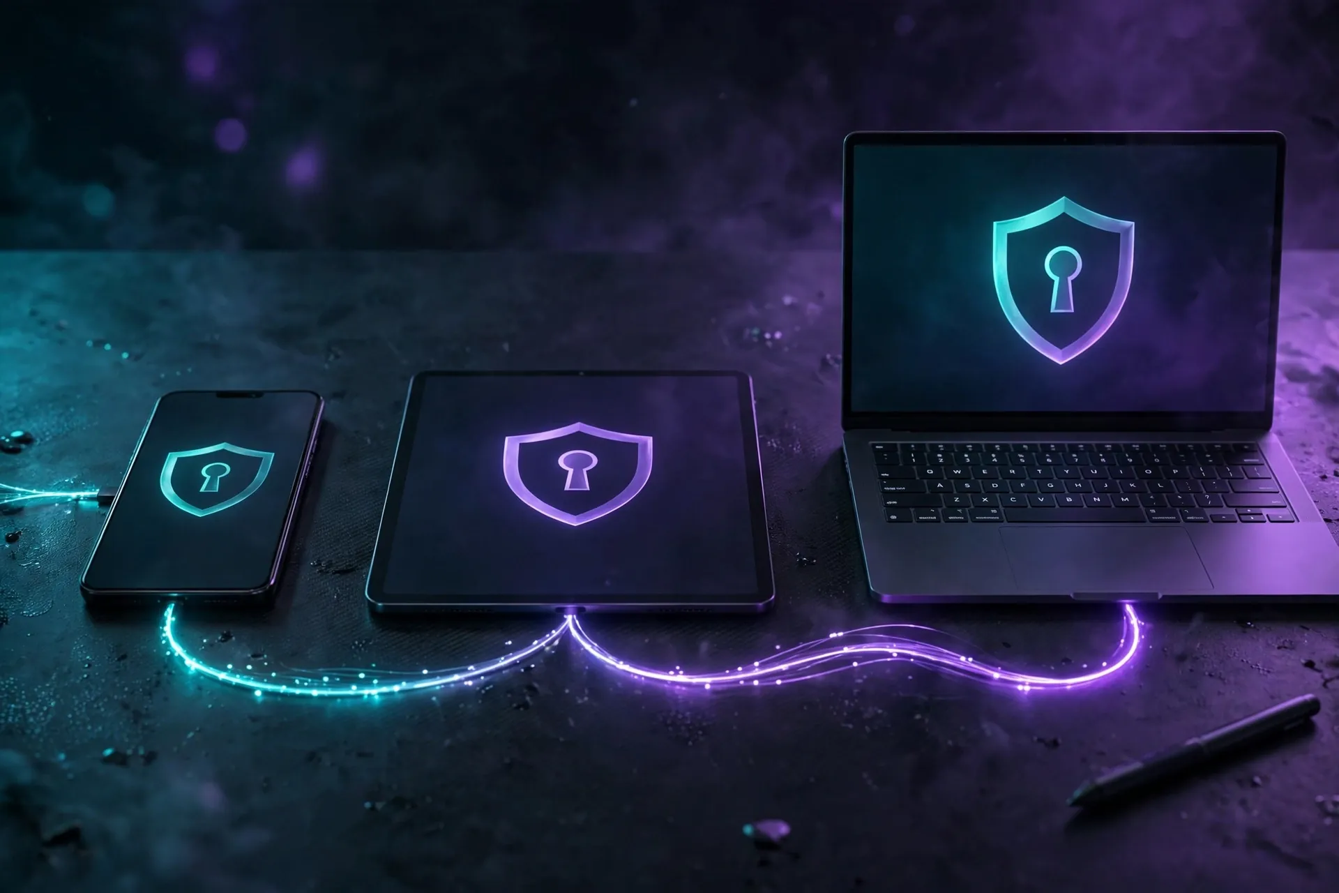 VPN multi-device security on smartphone tablet and laptop 2026